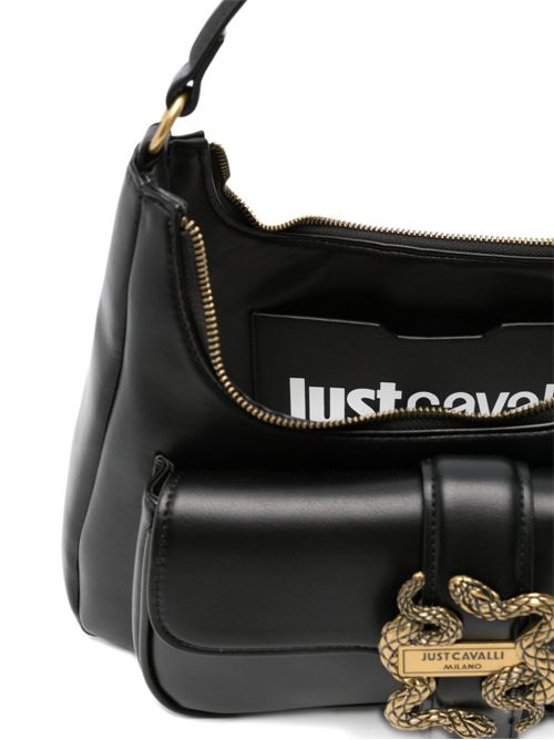 Borsa donna a spalla nera JUST CAVALLI | 79RA4BA4ZSA89899